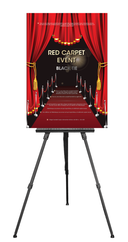 Custom Poster Red Carpet Event