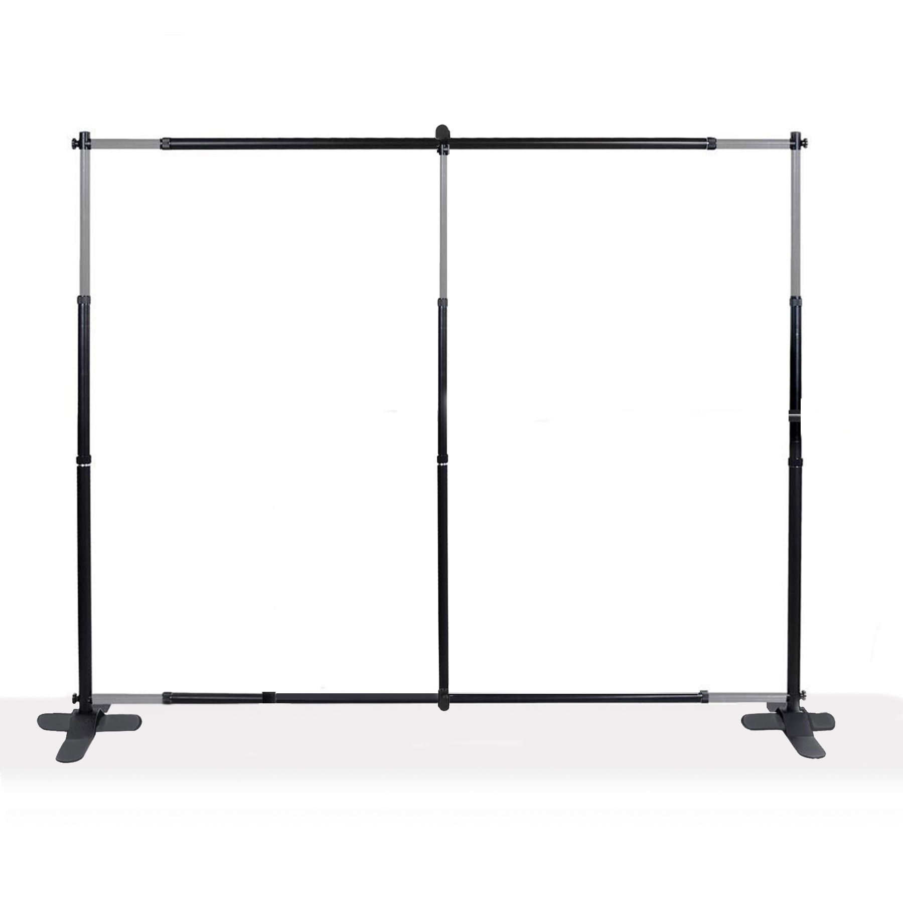 Deluxe Tube 8x10 Step and Repeat Backdrop Telescopic Banner Stand Adjustable 