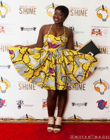 A memorable step and repeat for the Bright Girls Foundation