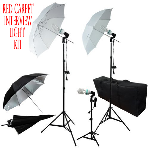 red carpet interview light kit