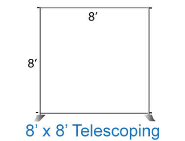 8'x 8' Telescoping Stand