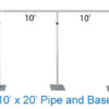 pipe and base stand