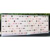 8' x 20' step and repeat backdrop on our heavy-duty pipe and base stand.