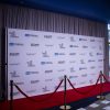 8' x 16' backdrop, pipe and base stand, stanchions, rope and red carpet for The Writers Guild Foundation.