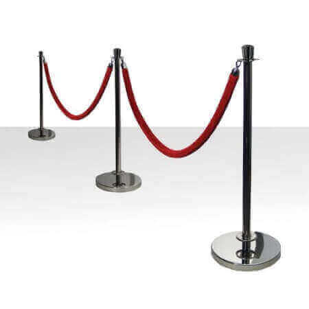 Silver Stanchions