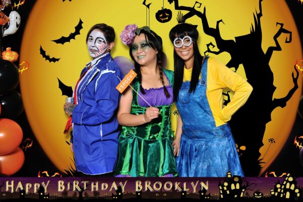 Brooklyn's Halloween Birthday Backdrop