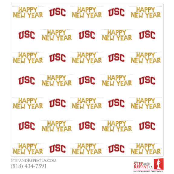 New Years Eve USC backdrop