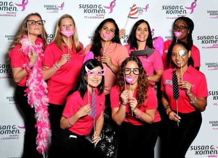 Trade show package designed for Susan G. Komen by Step and Repeat LA
