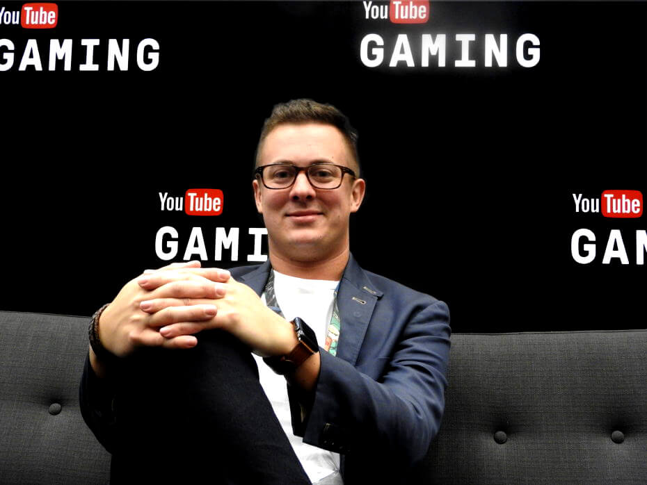 A vibrant backdrop for YouTube Gaming