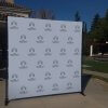 An 8 by 8 foot step and repeat display for The Nehemiah Project