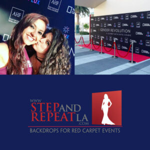 Step and Repeat LA helps out Gender Revolution with back drops.