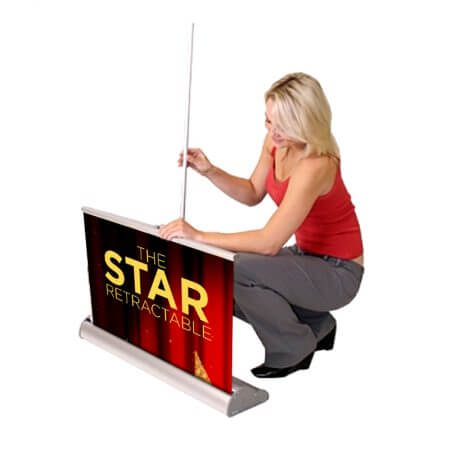 star retractable banner stand