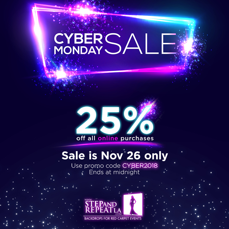Cyber Monday Sale, 25% Off
