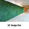 32 Foot Seamless Hedge Flat Wall