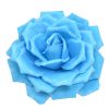Light Blue Artificial Flower Hedge Wall Los Angeles
