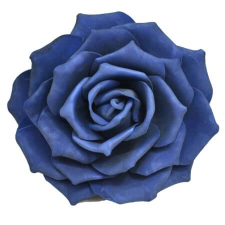 Royal Blue Artificial Flower Hedge Wall Los Angeles