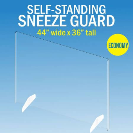 sneeze guard edges
