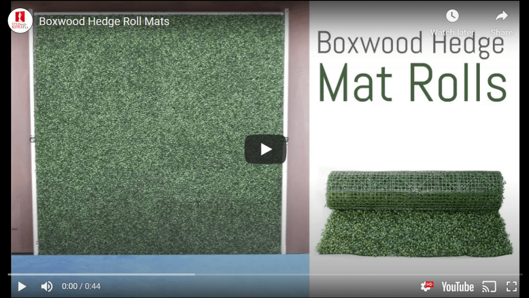 Boxwood Hedge Roll Mats