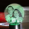 Custom Mom and Dad Tabletop LED Display