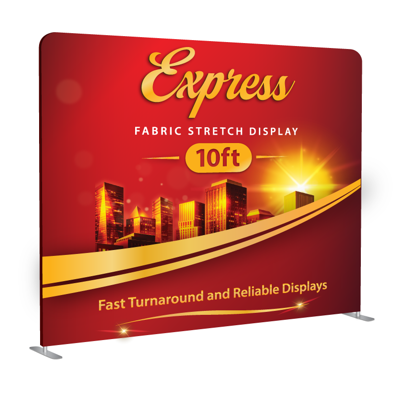Express 10′ Tension Fabric Display